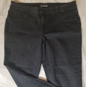 maurices Black Jean Jegging X-Large (16-18)